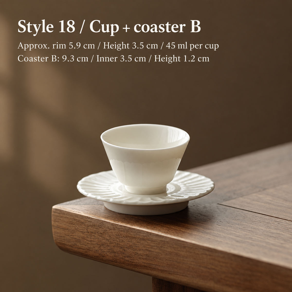 Style 18 / Cup + coaster B