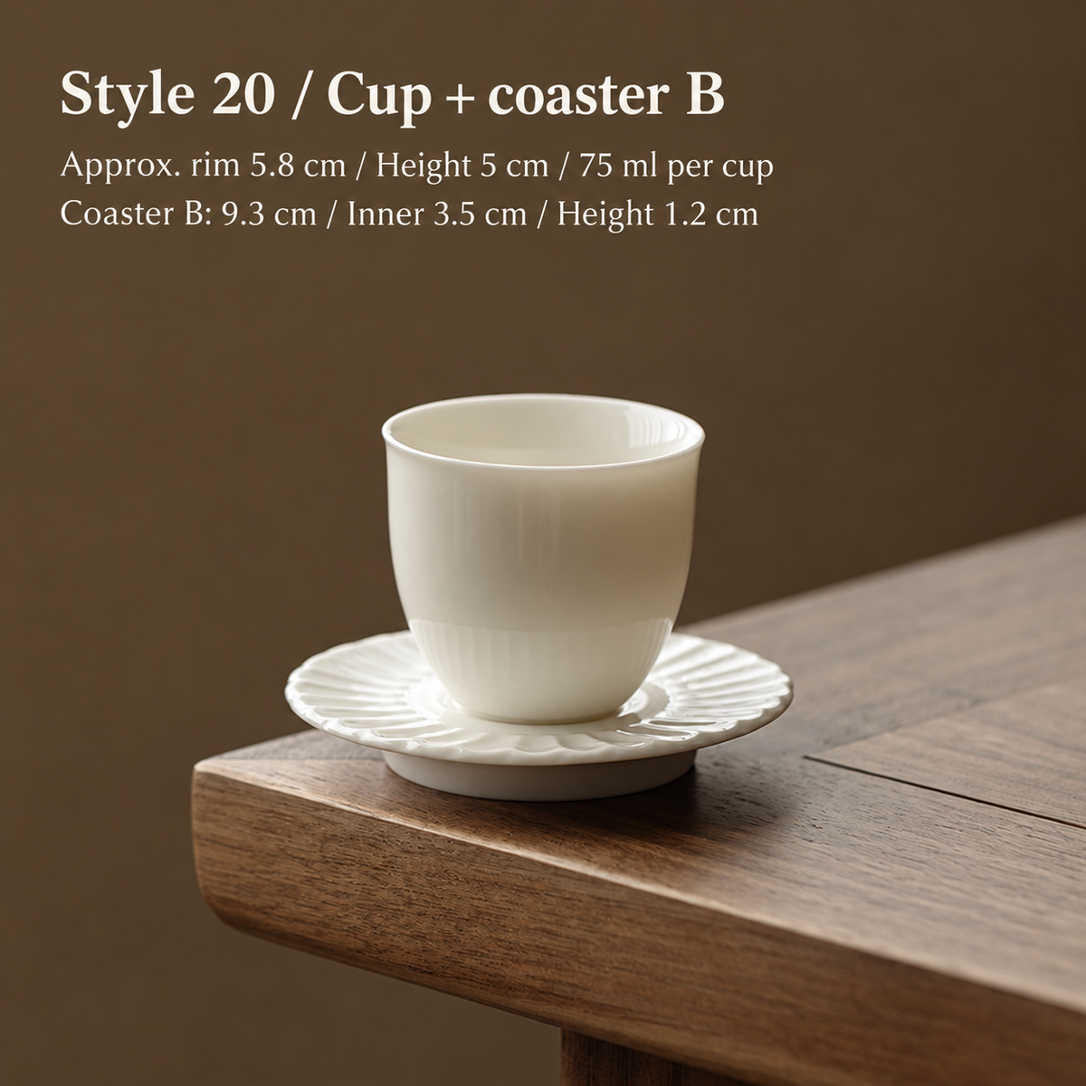 Style 20 / Cup + coaster B