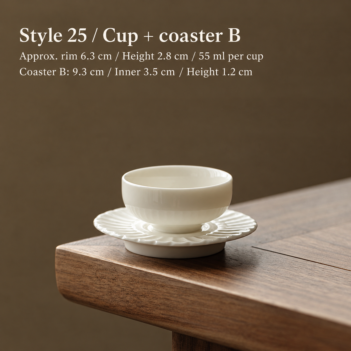 Style 25 / Cup + coaster B