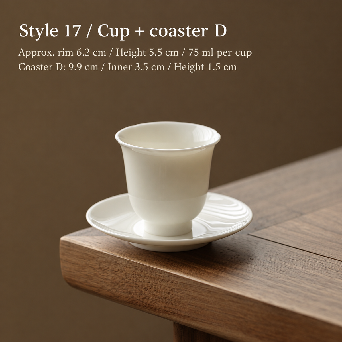 Style 17 / Cup + coaster D