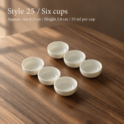 Style 25 / Six cups