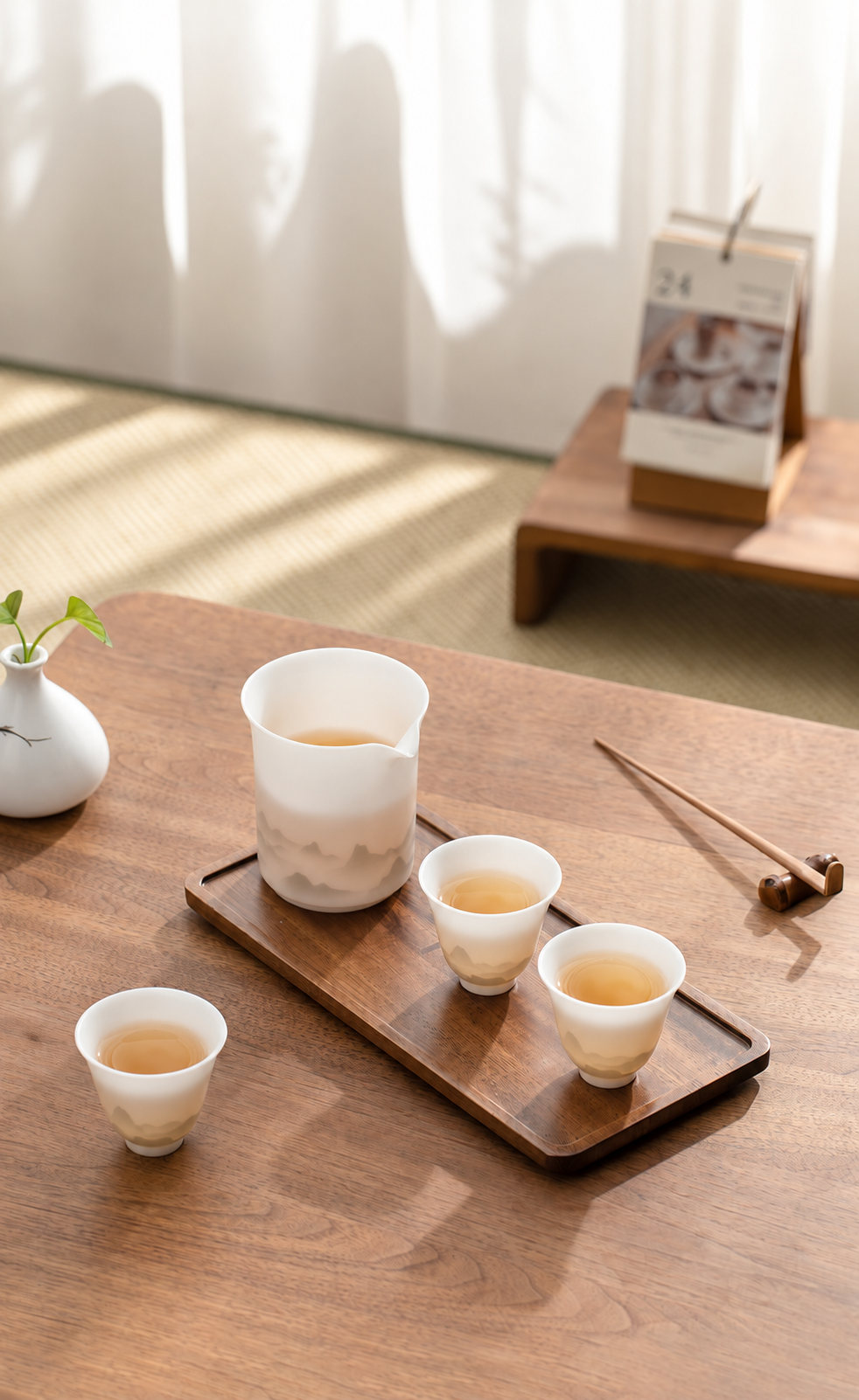 A tea-table scene