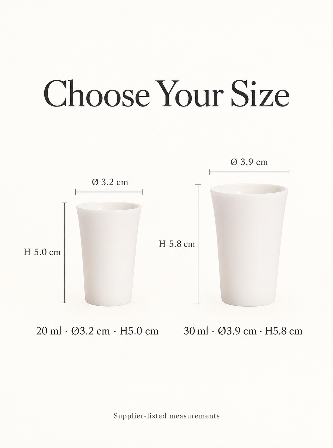 Choose Your Size