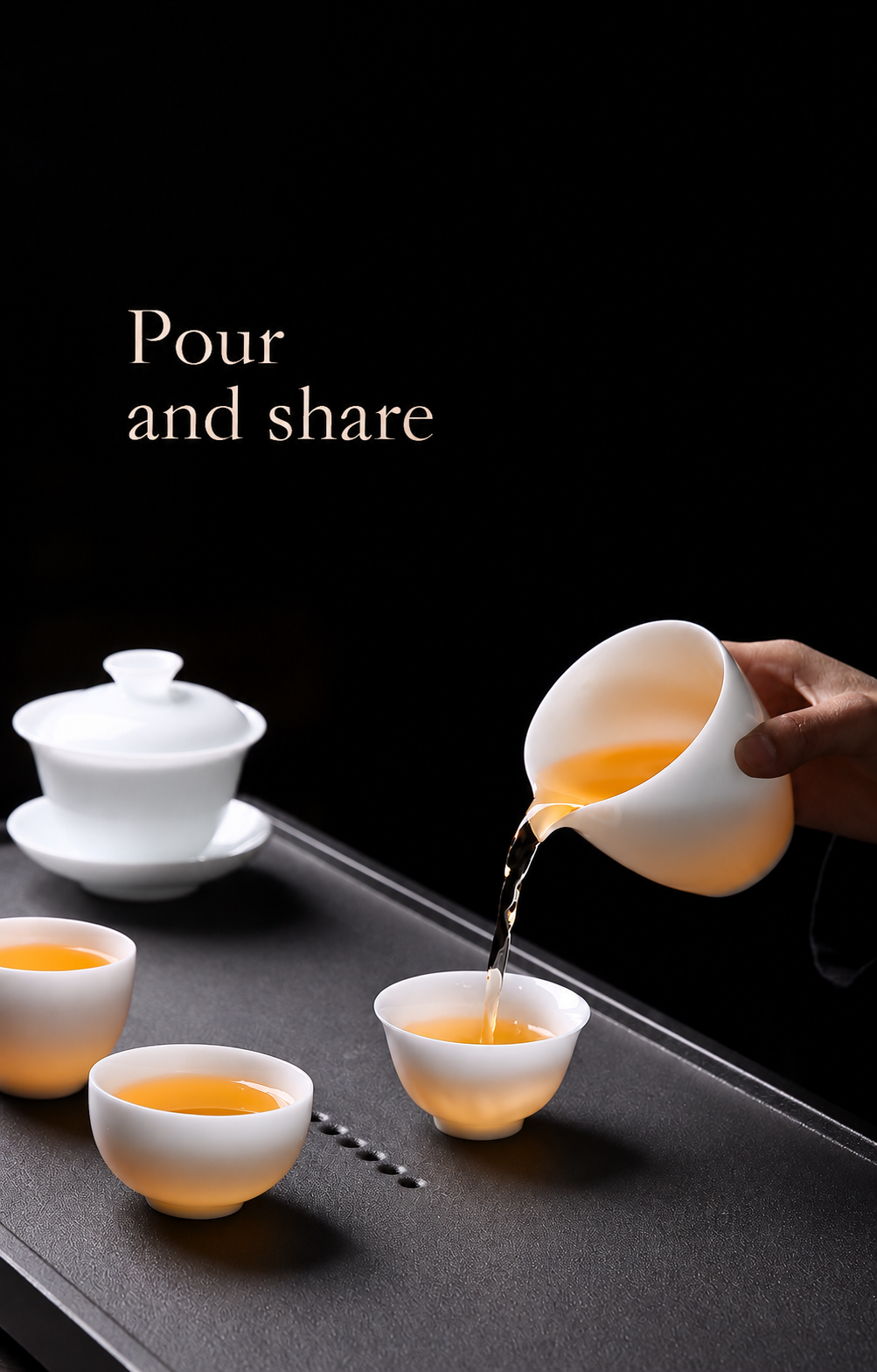 Pour and share