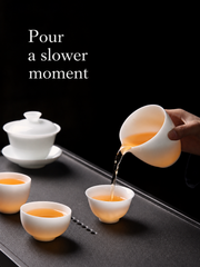 Translucent White Porcelain Teaware in Quiet Forms — image 4