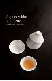 A quiet white silhouette