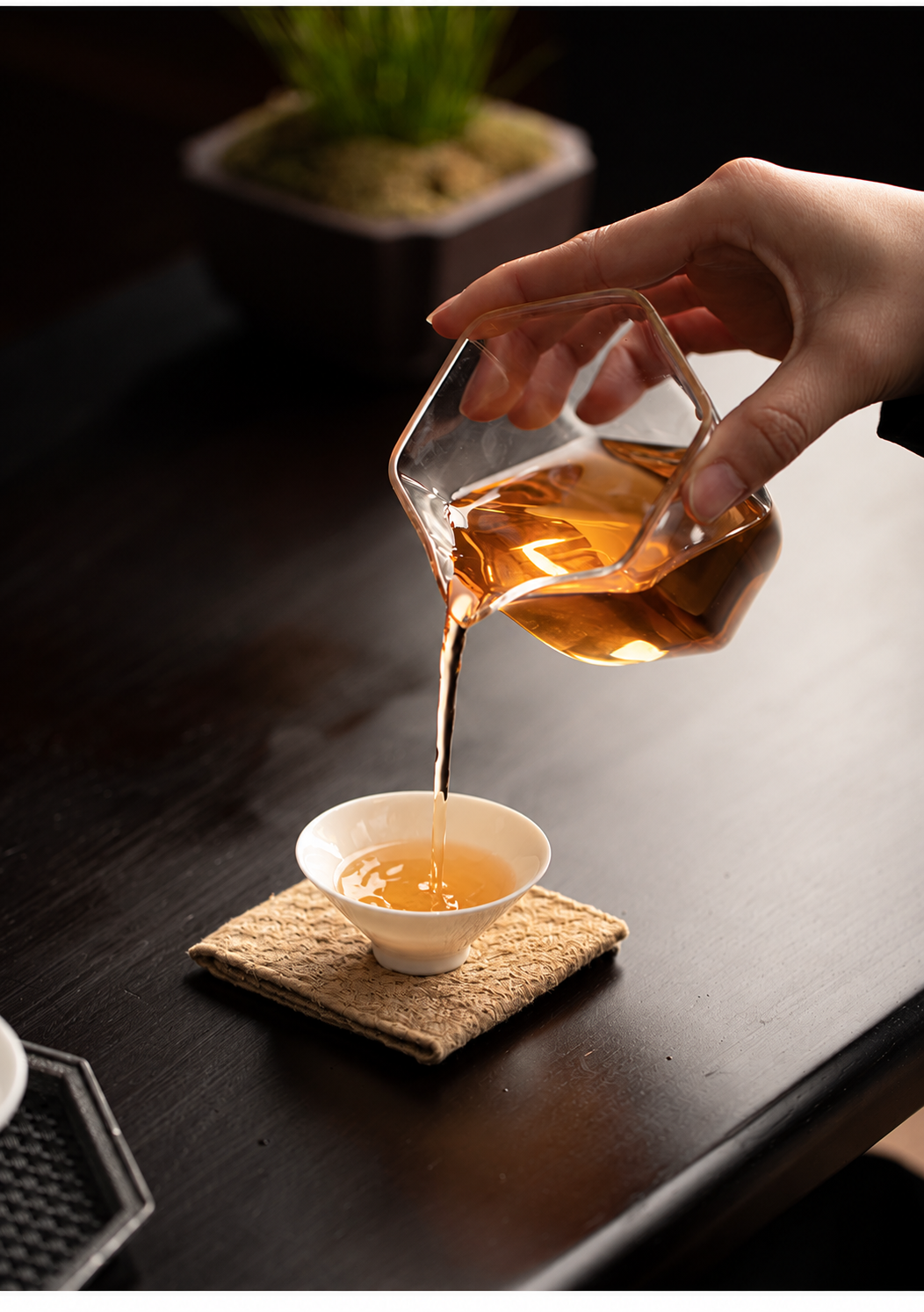 A small pour