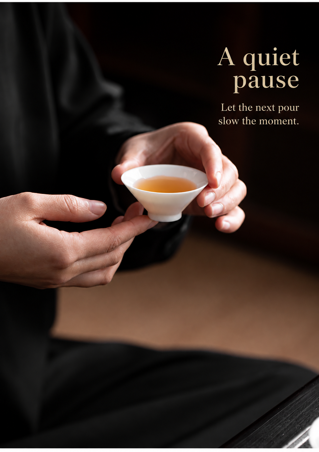 A quiet pause