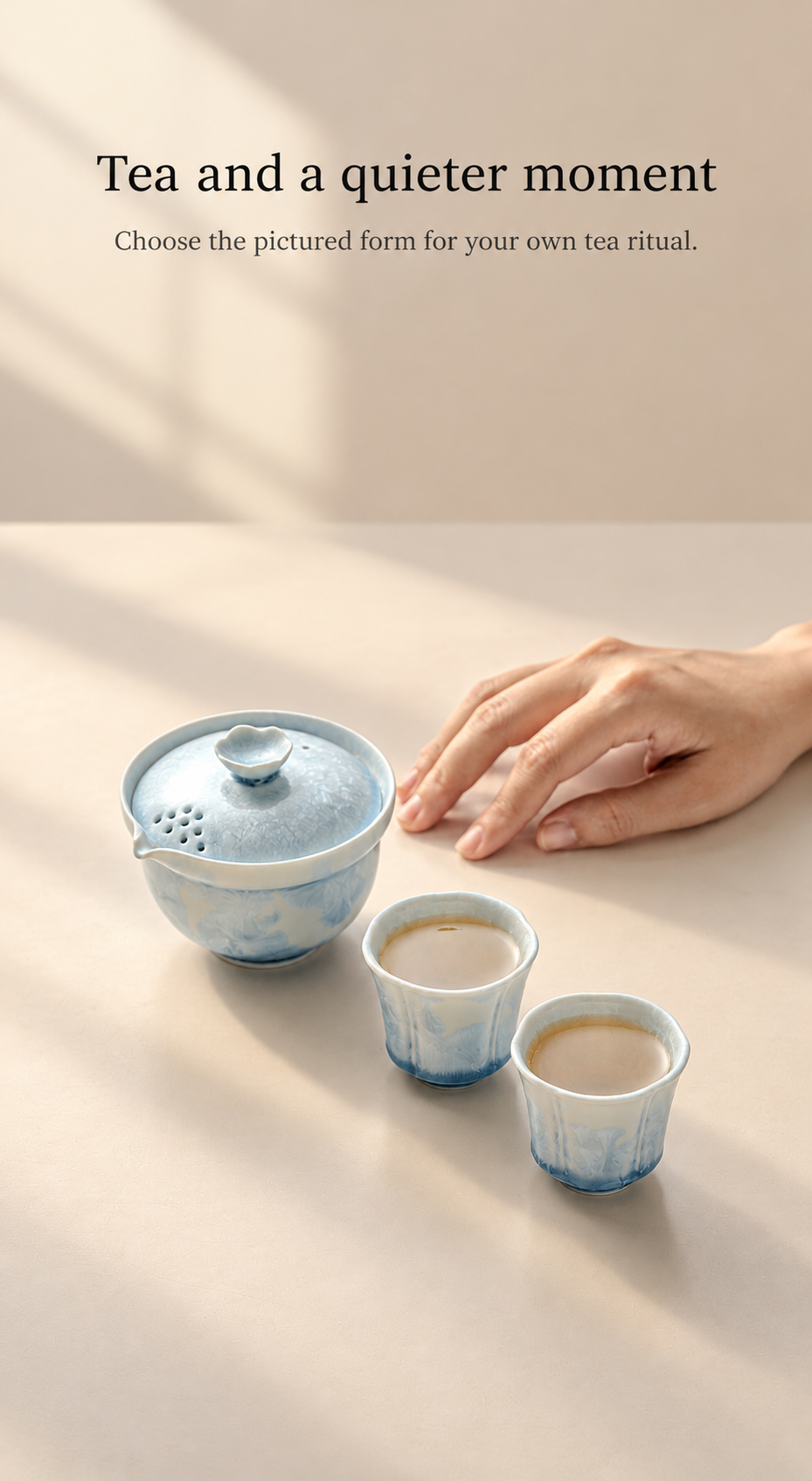 Tea and a quieter moment