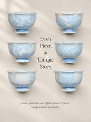 Ice-Blue Crystalline Ceramic Teaware — image 5