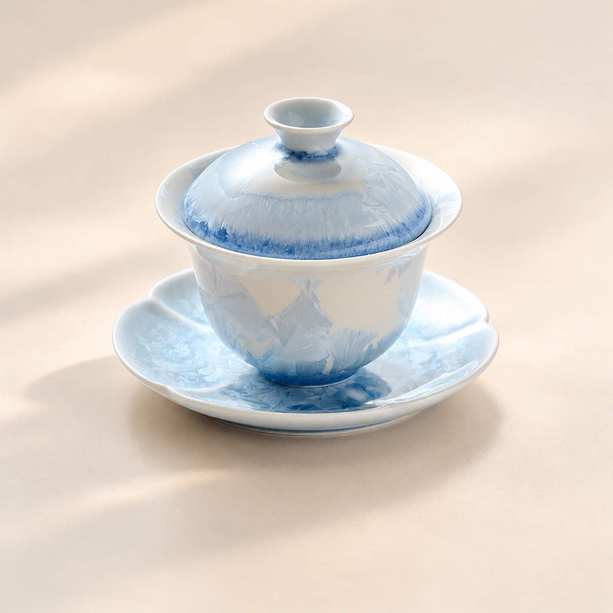 Smooth three-piece gaiwan / Approx. 100 ml