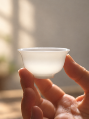 White Porcelain Tea Cups · Single & Three-Cup Options — image 4