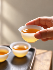 White Porcelain Tea Cups · Single & Three-Cup Options — image 5