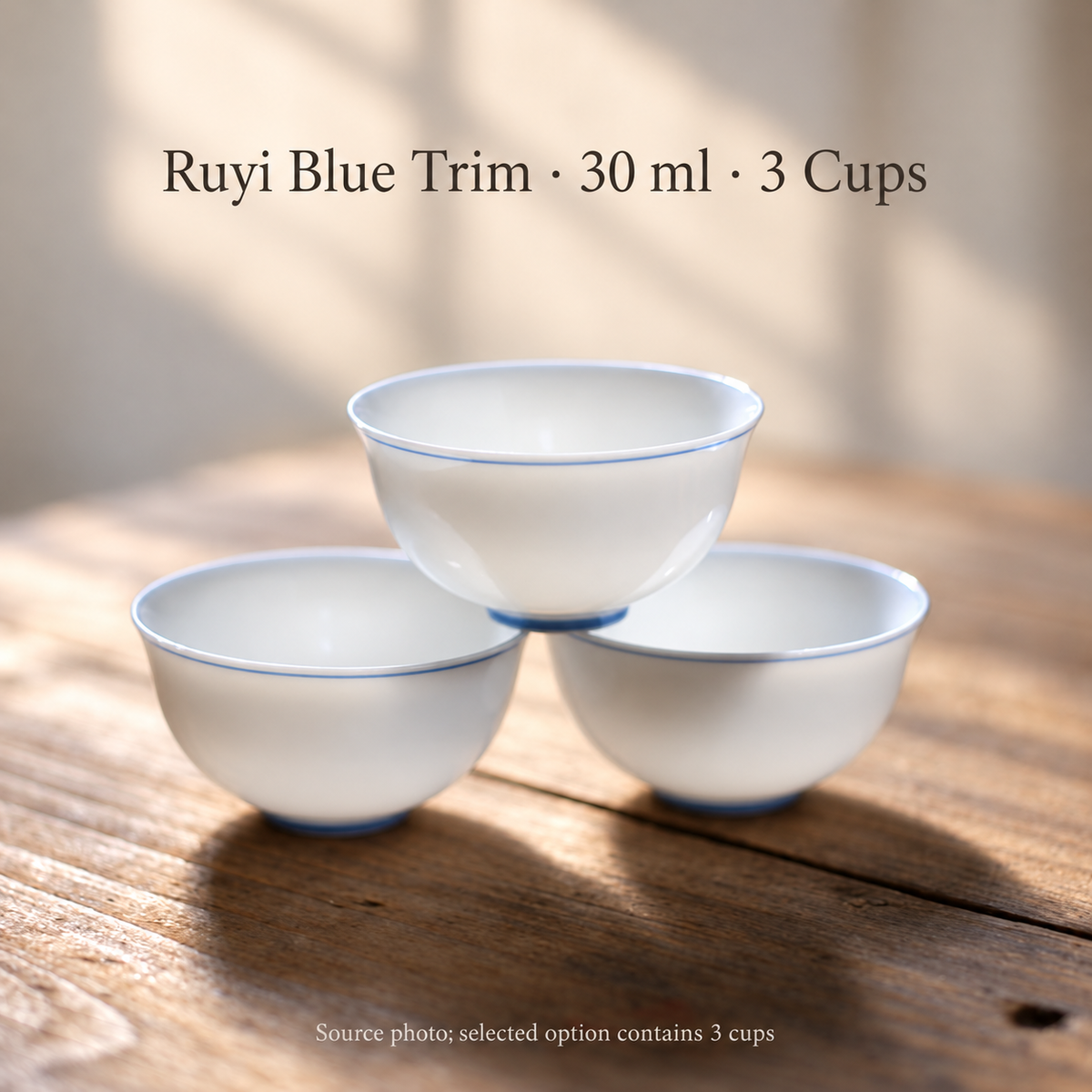 Ruyi Blue Trim · 30 ml · 3 Cups