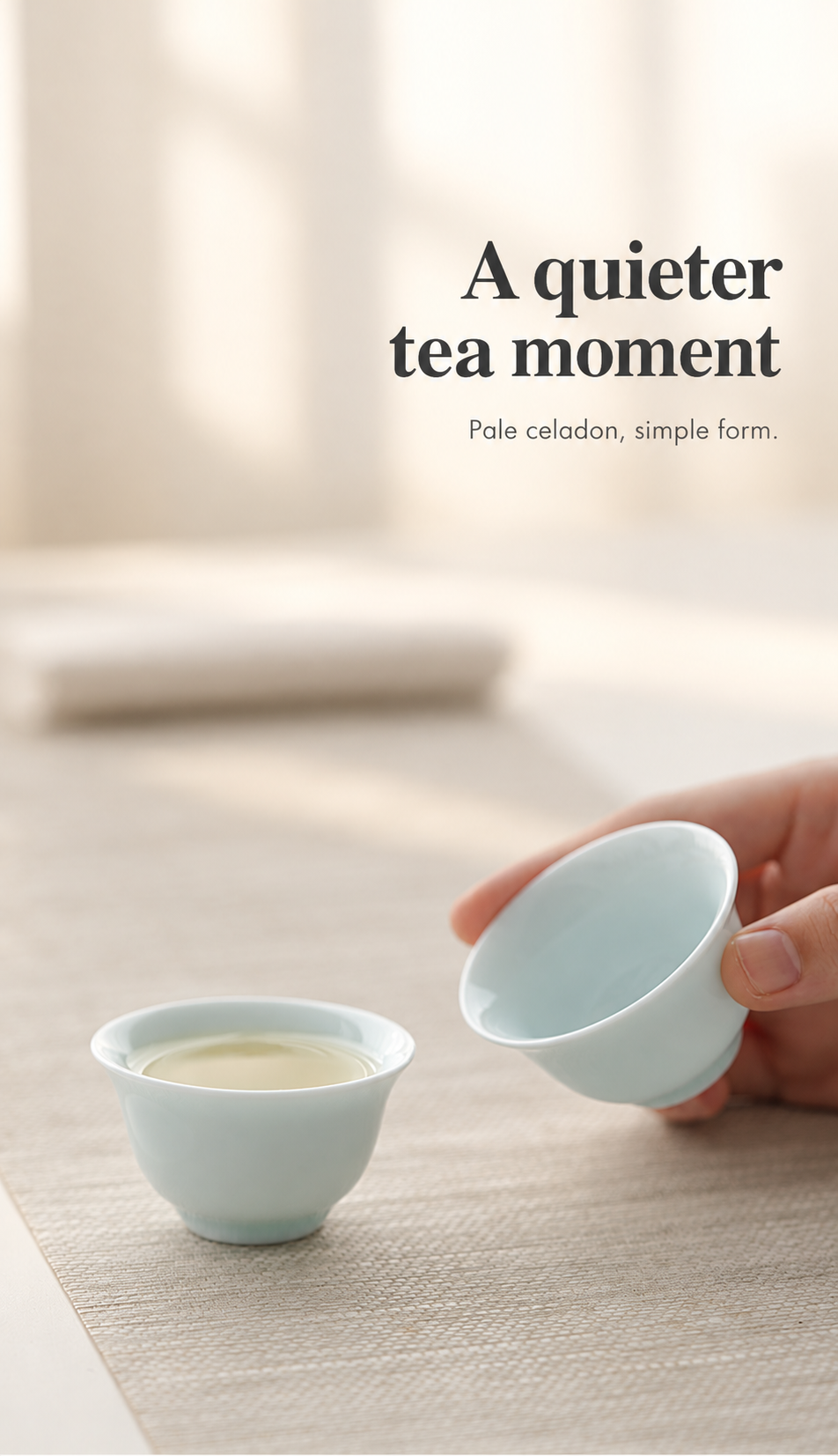 A quieter tea moment