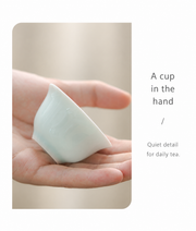A cup in the hand