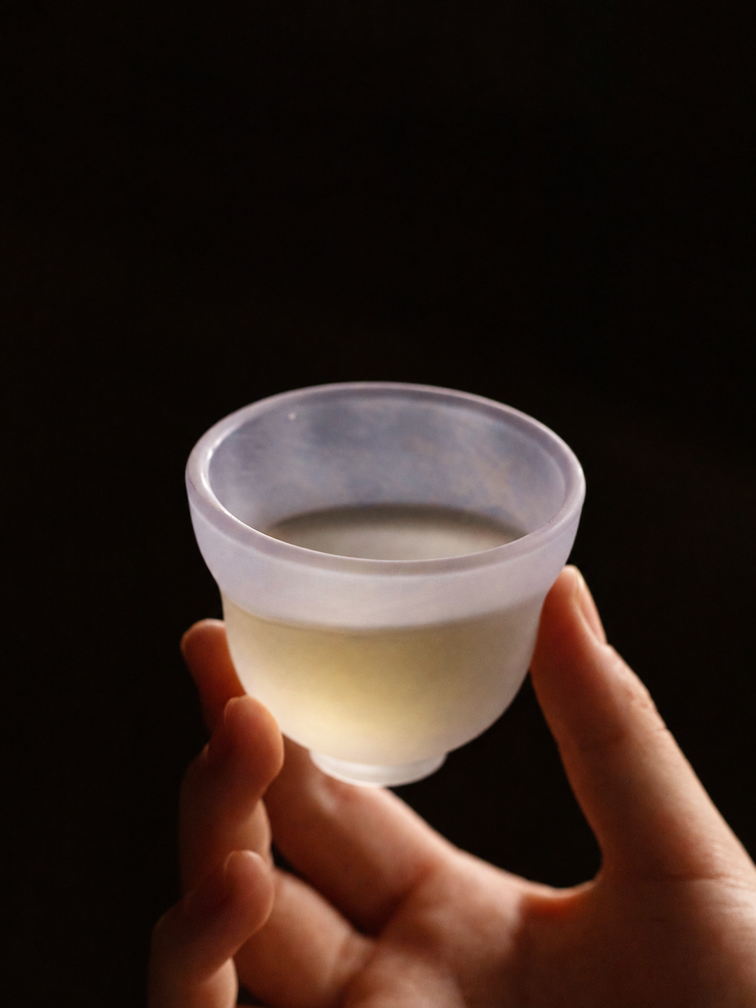 Clouded Gourd Glass Tasting Cups — image 3