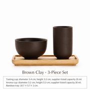 Brown Clay · 3-Piece Set