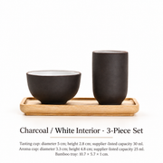 Charcoal / White Interior · 3-Piece Set
