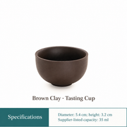 Brown Clay · Tasting Cup
