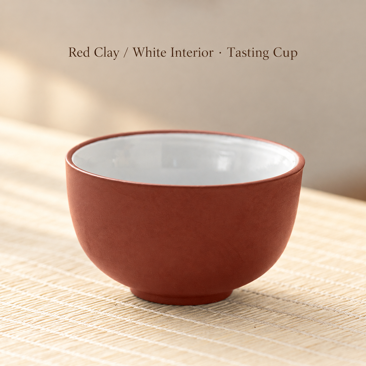 Red Clay / White Interior · Tasting Cup