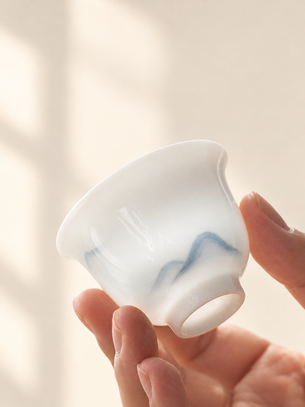 Distant Mountain Porcelain Tea Cup — image 2