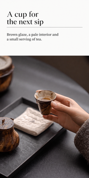 A cup for the next sip