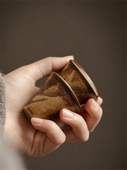 Earth Brown Ceramic Tea Pieces — image 1