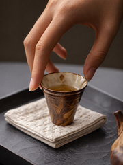 Earth Brown Ceramic Tea Pieces — image 4