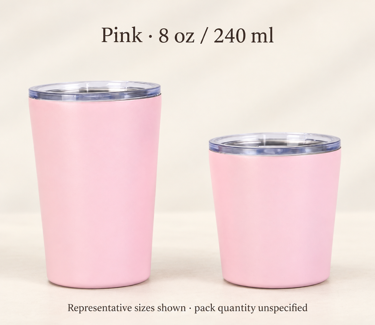 Pink · 8 oz / 240 ml