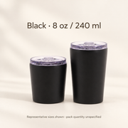Black · 8 oz / 240 ml