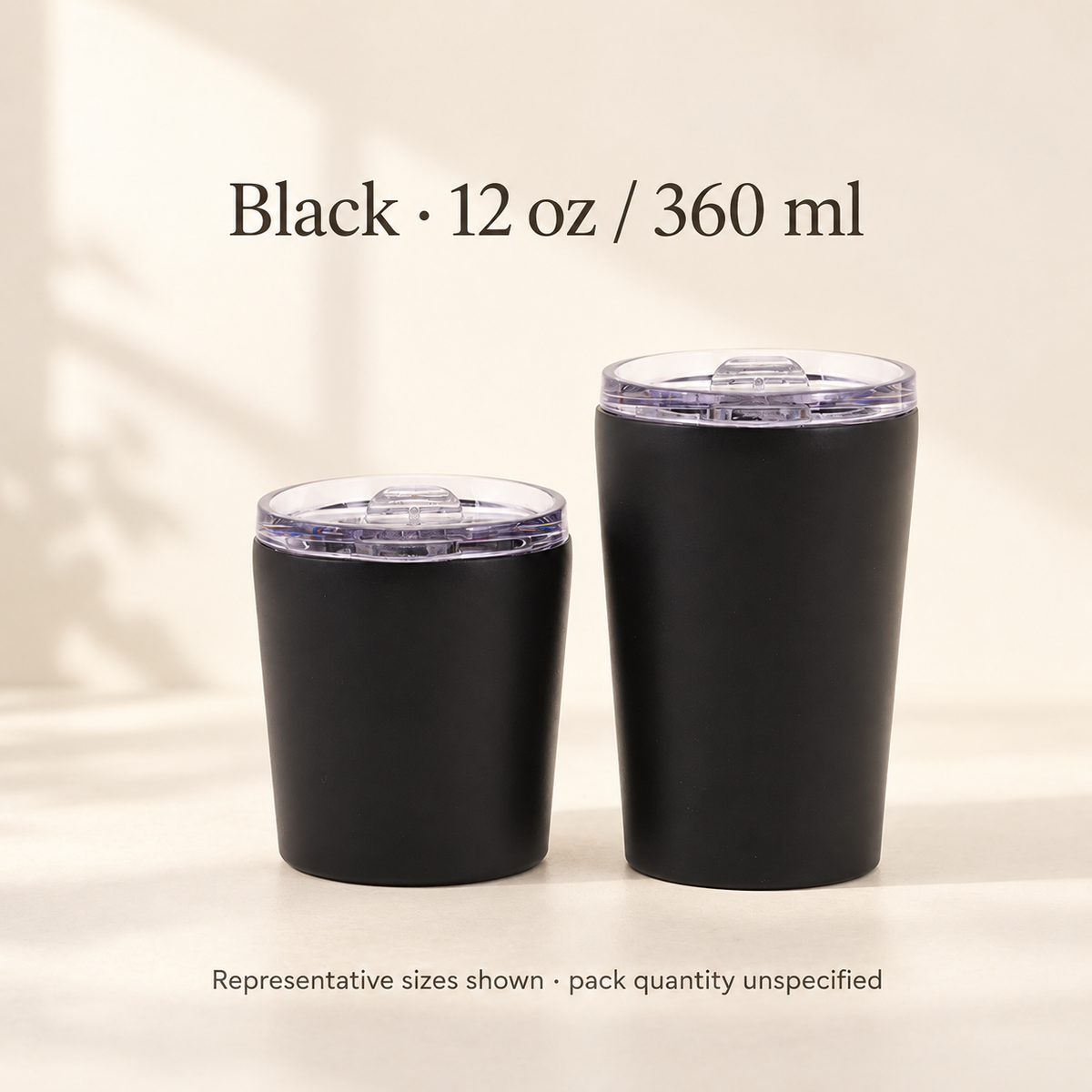 Black · 12 oz / 360 ml