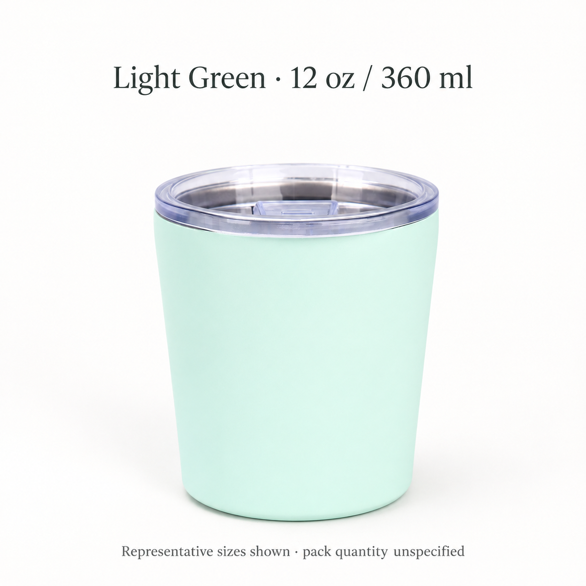 Light Green · 12 oz / 360 ml