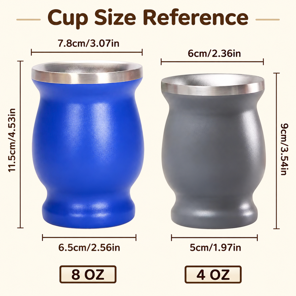 Contoured Stainless Steel Mate Cup — image 2