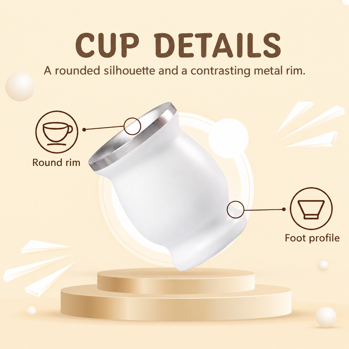 Contoured Stainless Steel Mate Cup — image 5
