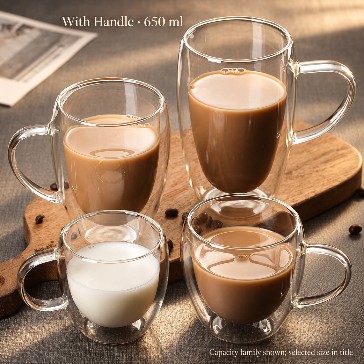 With Handle · 650 ml
