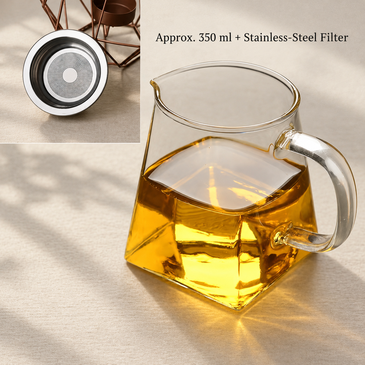 Glass Tea Sharing Pitcher & Filter Options — image 21