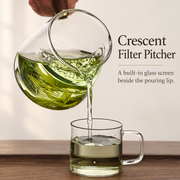 Crescent Filter Glass Tea Pitcher — image 3