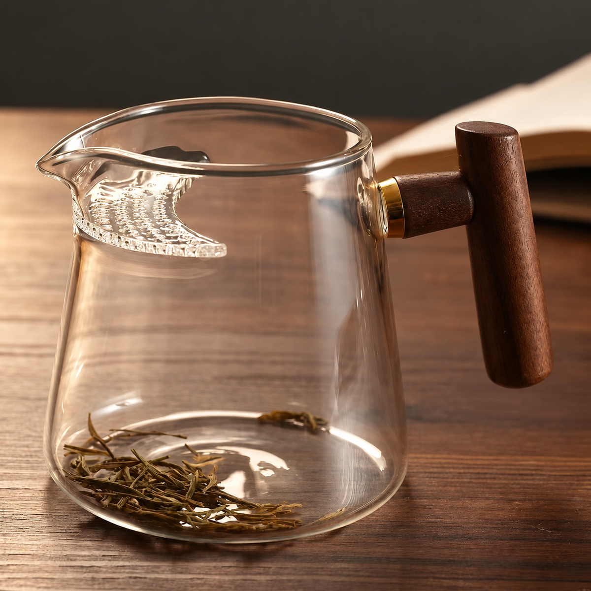 Crescent Filter Glass Tea Pitcher — image 9