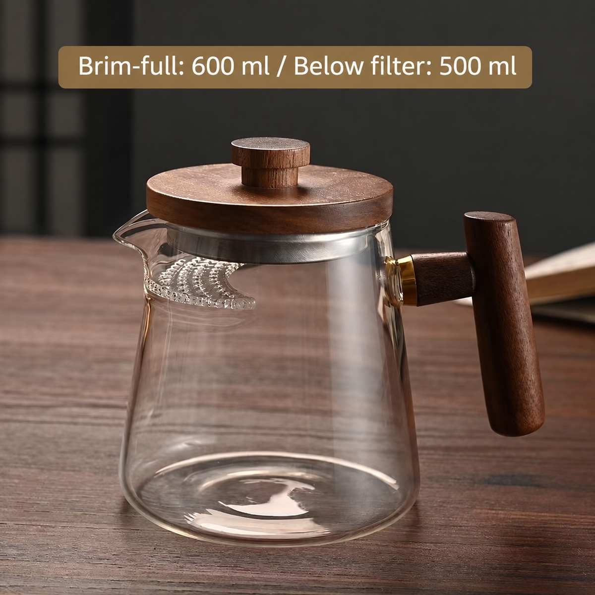 600 ml / Wood Lid