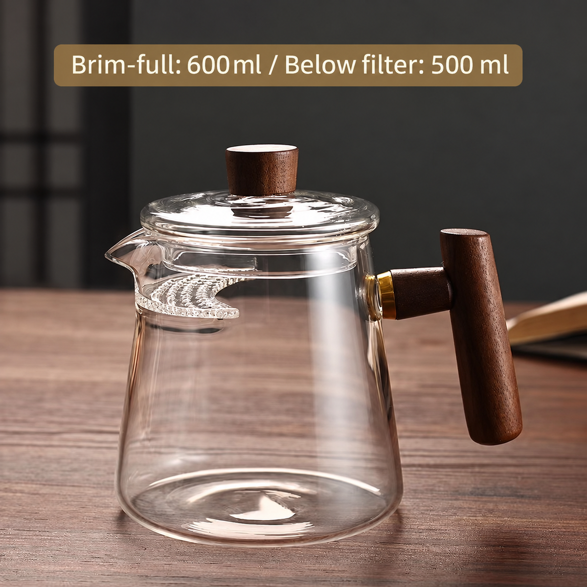 600 ml / Glass Lid