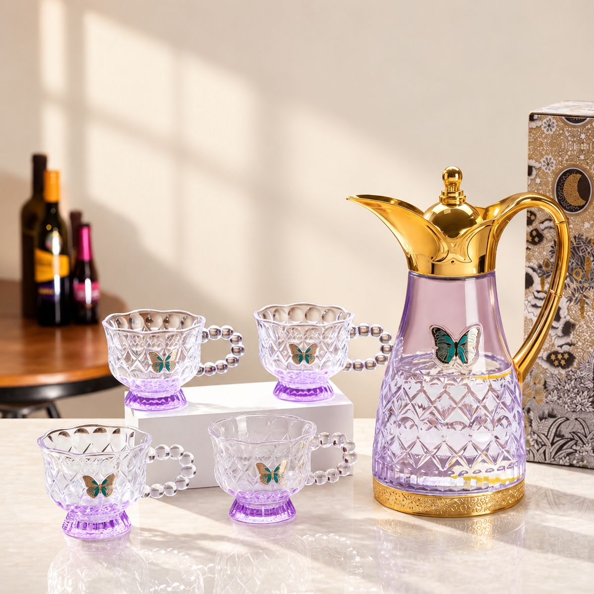 Violet Diamond 5-Piece Set · Approx. 1.8 L