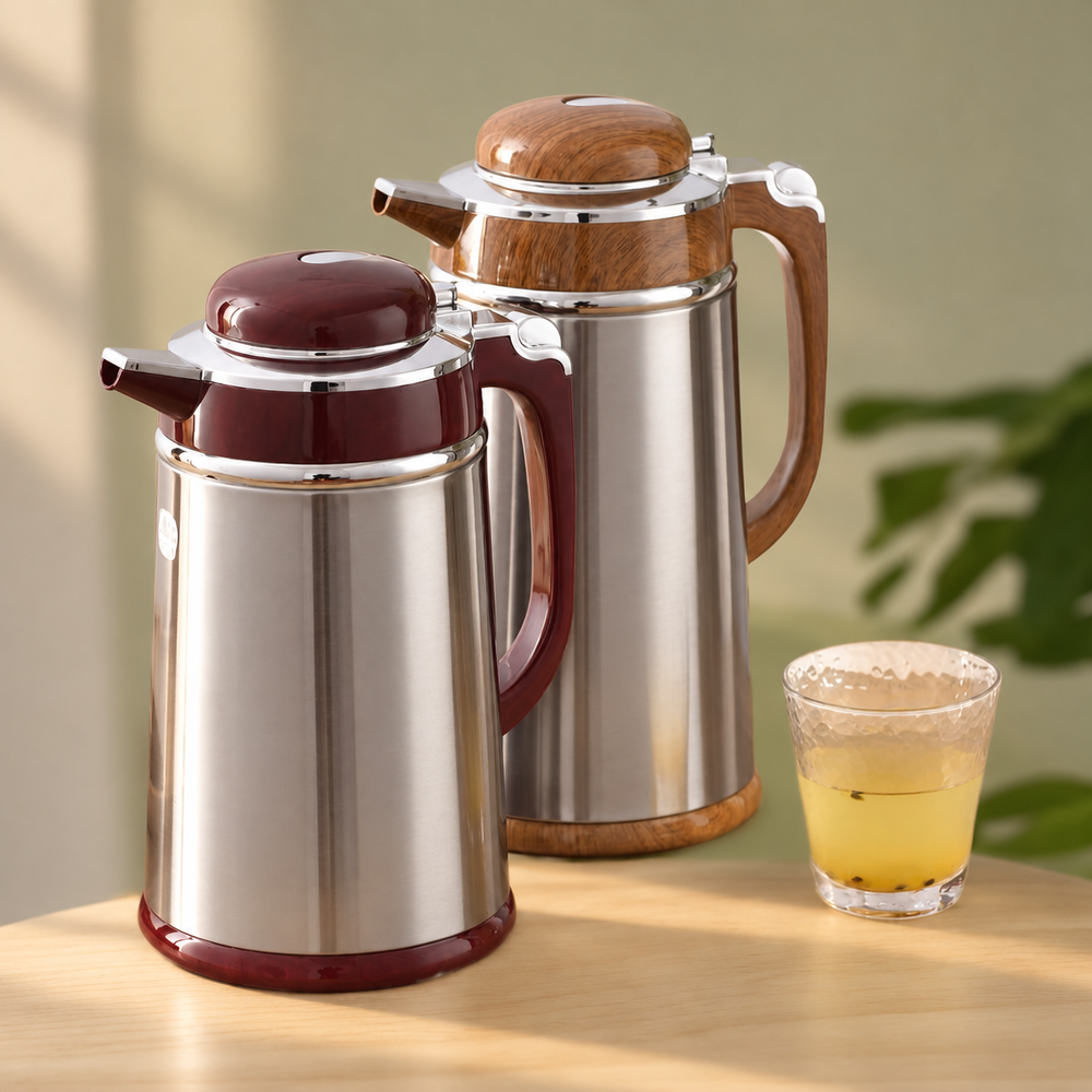 Silver-Tone Serving Jug in Warm Finishes — image 1