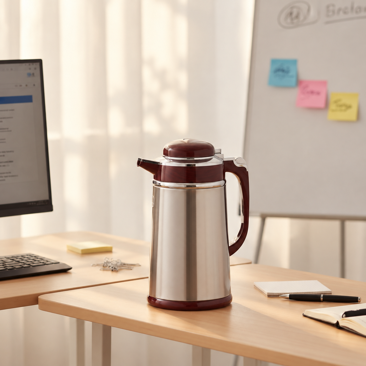 Silver-Tone Serving Jug in Warm Finishes — image 5