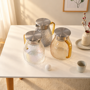 Dimpled Glass Pitcher with Filter Lid · 1 L — image 1