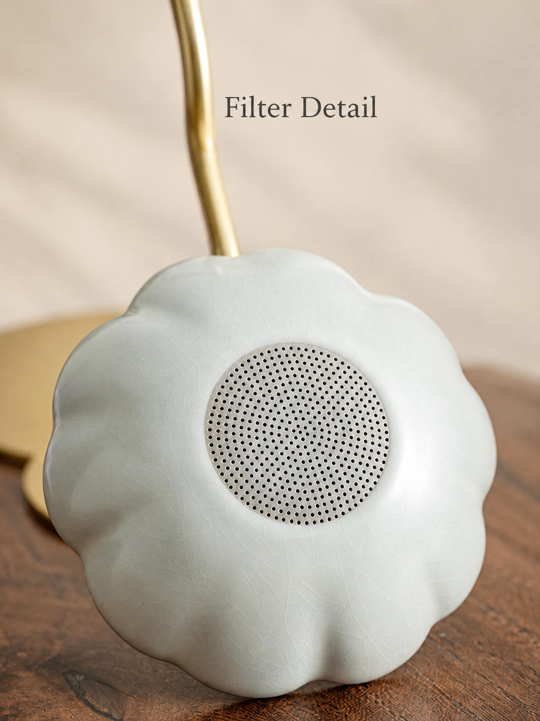 Ceramic Tea Filter Sets with Curved Stands and Glass Pourers — image 3