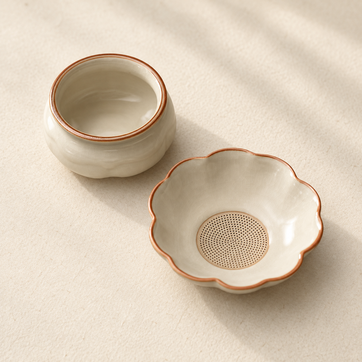 Cream / Ceramic Rest