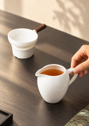 White Ceramic Pourer