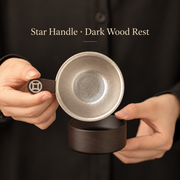 Star Handle · Dark Wood Rest