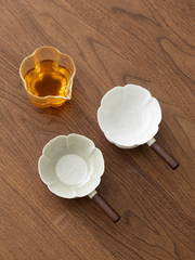 Scalloped Ceramic Tea Filters & Pitcher Sets — image 3